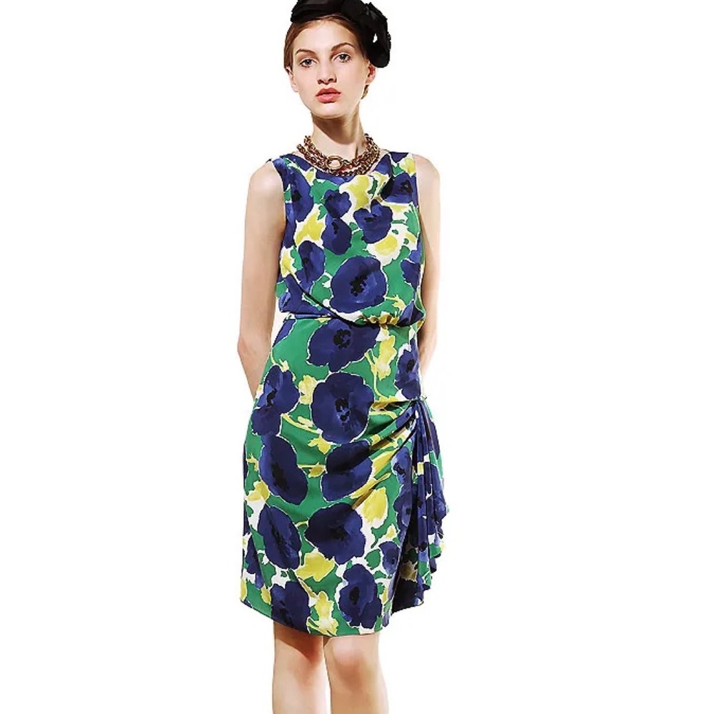 💐 Moschino Cheap & Chic Resort 2011 floral dress sz 8